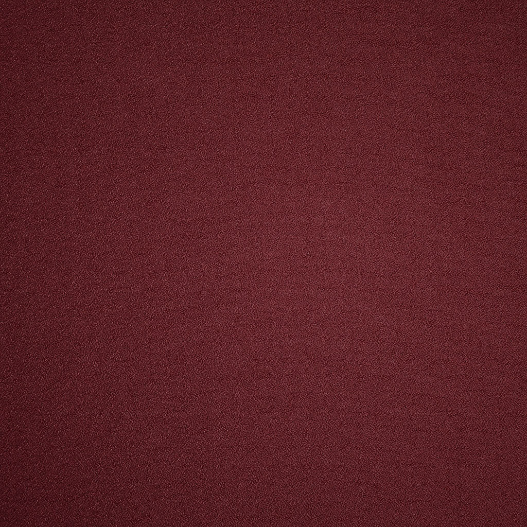 Burgundy Stretch Polyester Crepe main image 1