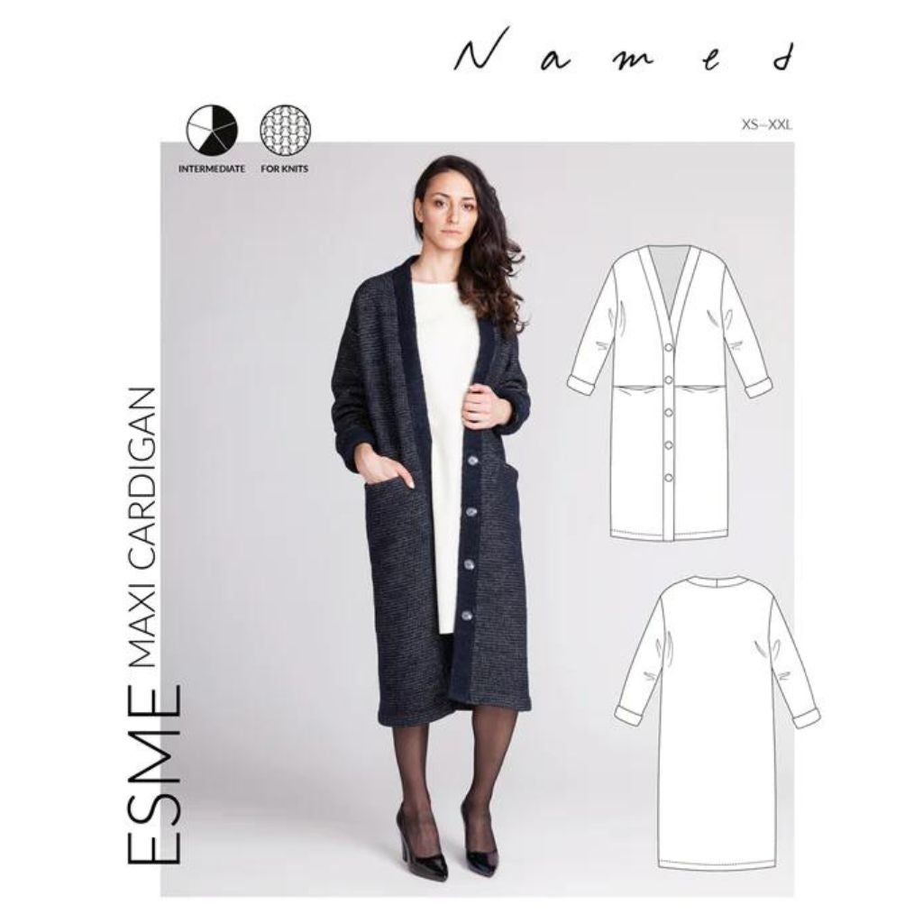 Named Esme Maxi Cardigan – Style Maker Fabrics