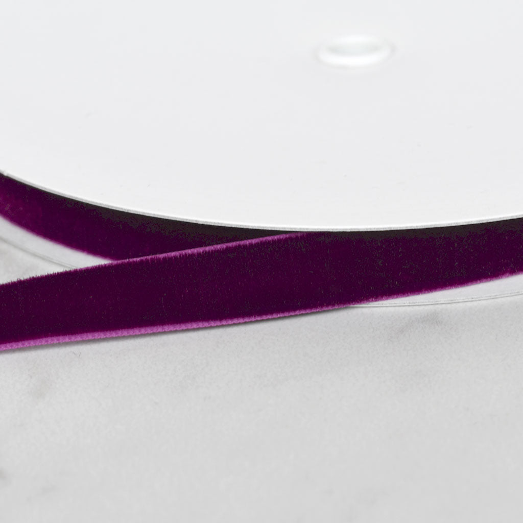 Single Face Rayon Velvet Ribbon 1/2 inch
