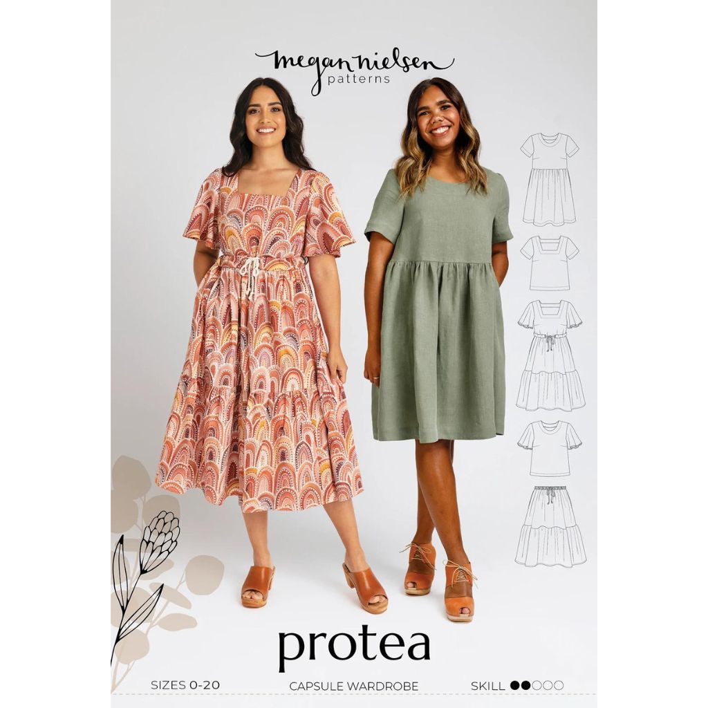 Megan Nielsen Patterns Protea Capsule Wardrobe – Style Maker Fabrics
