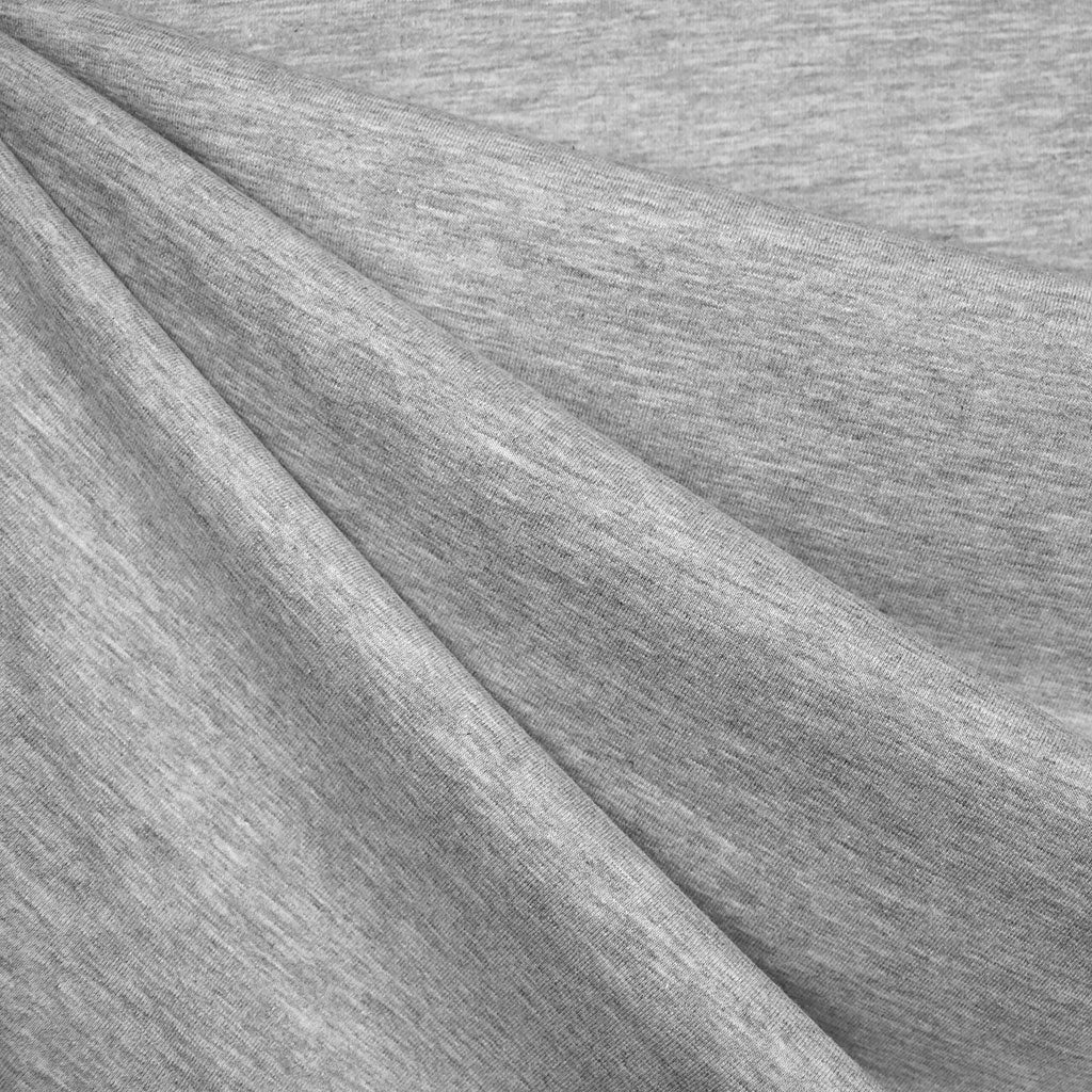 Classic Cotton Jersey French Terry Heather Grey – Style Maker Fabrics