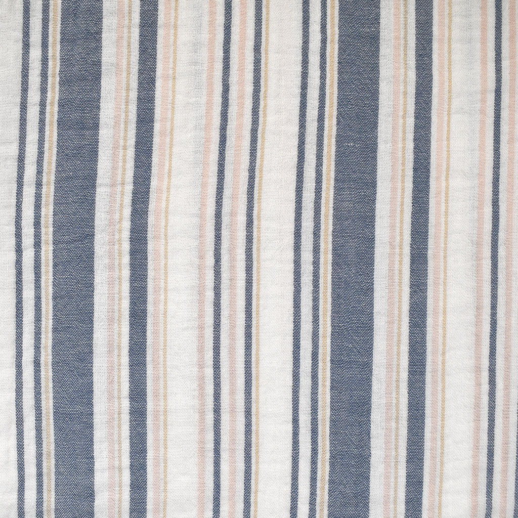 Yarn Dyed Repeating Stripe Double Gauze Denim – Style Maker Fabrics