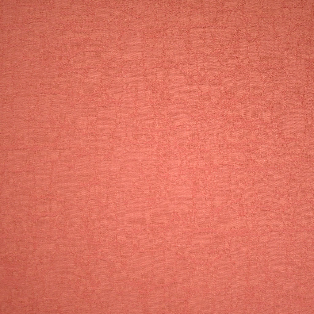 Distressed Texture Linen Blend Jacquard Shirting Terracotta – Style ...