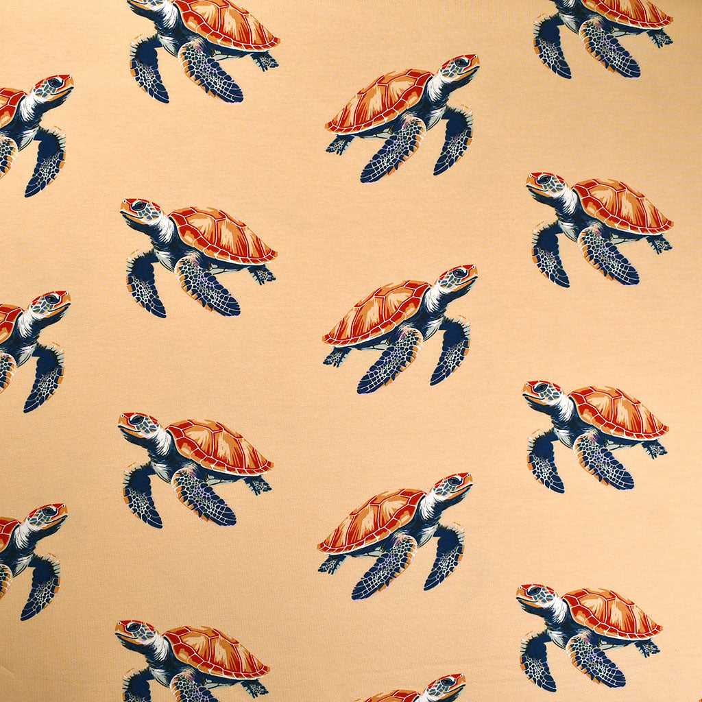 See You at Six Sea Turtles French Terry Peach Parfait – Style