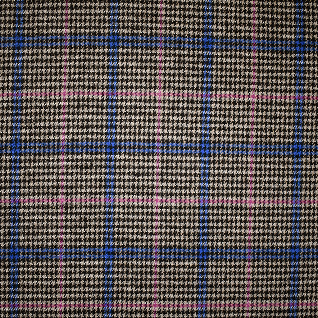 Black & White Glen Plaid Flannel Tuxedo