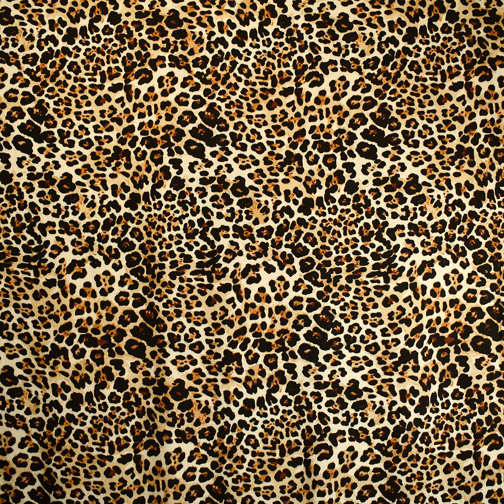 Leopard Spots Rayon Twill Shirting Amber – Style Maker Fabrics
