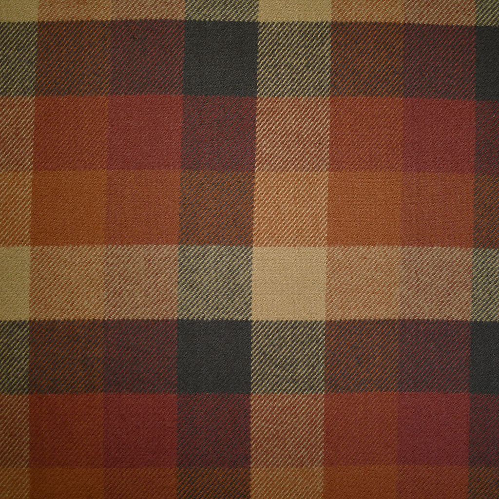 Cozy Cotton Flannel Tonal Grid Plaid Rust – Style Maker Fabrics