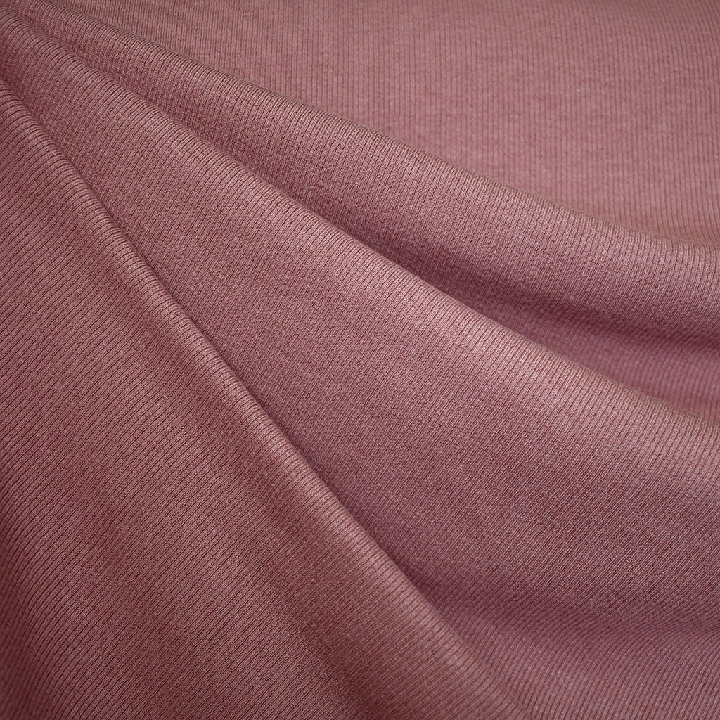 Micro Rib Cotton Modal Sweater Knit Rose – Style Maker Fabrics