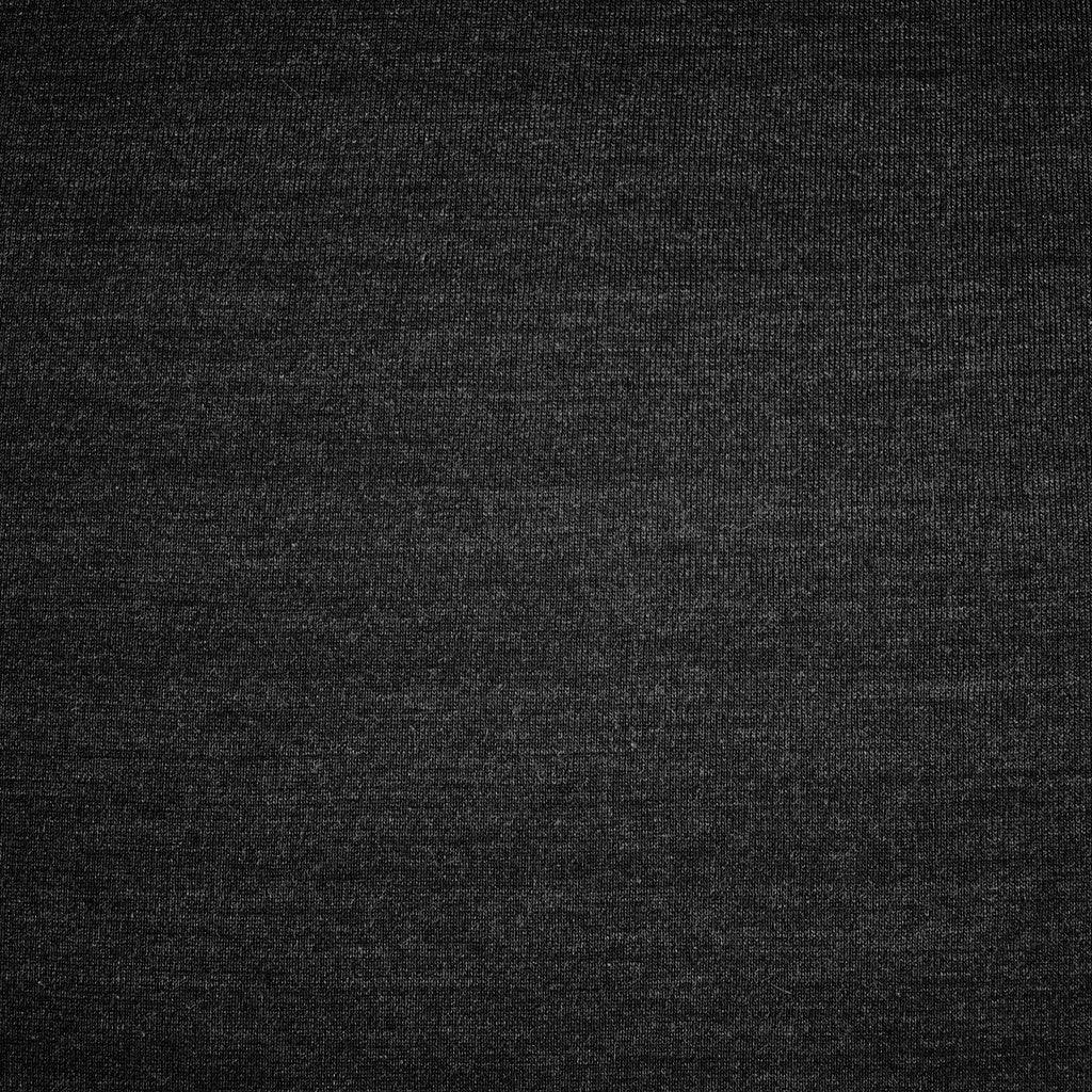 Light Weight Merino Silk Blend Heather Jersey Knit Graphite – Style ...