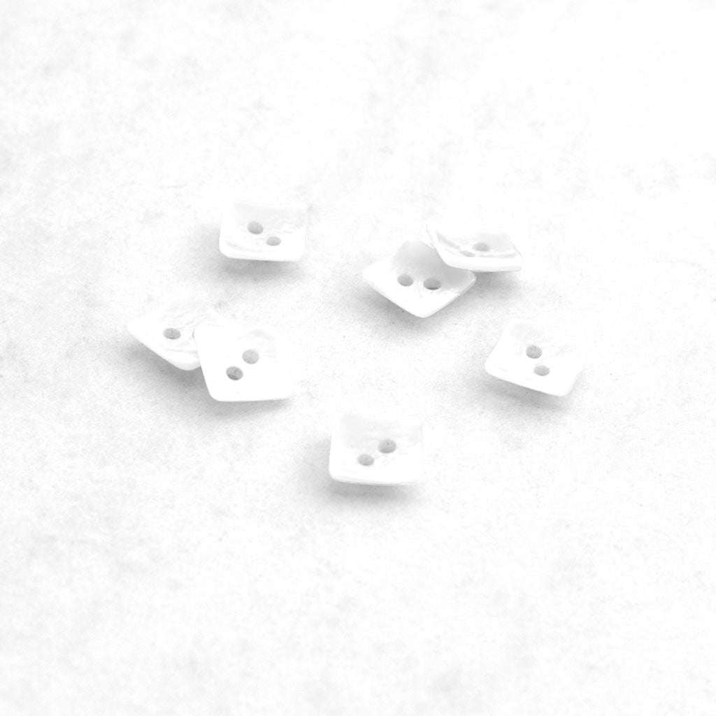 Square Button Cloth Shiny Pearlized Square Shirt Button – Style Maker Fabrics