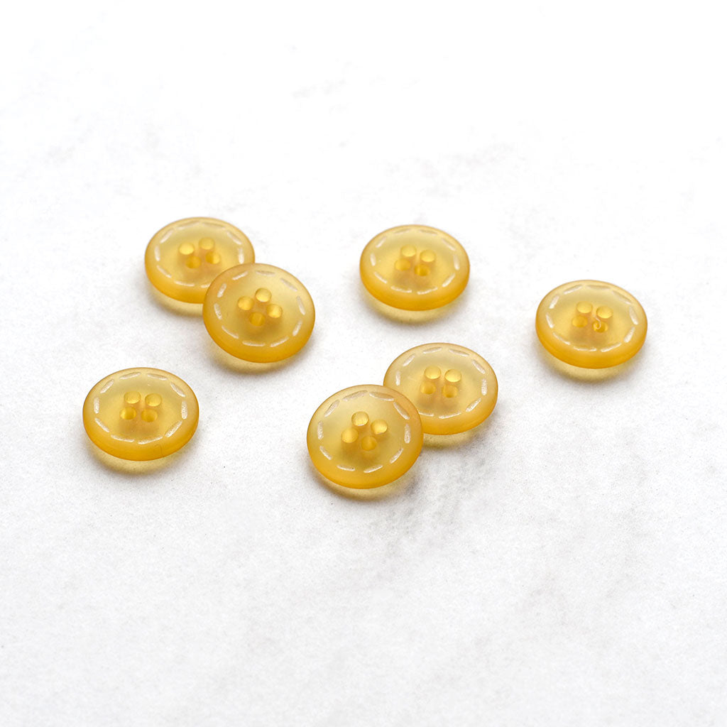 Translucent Web Buttons 10, 11mm (18L) Clear Mixed Colour Shirt