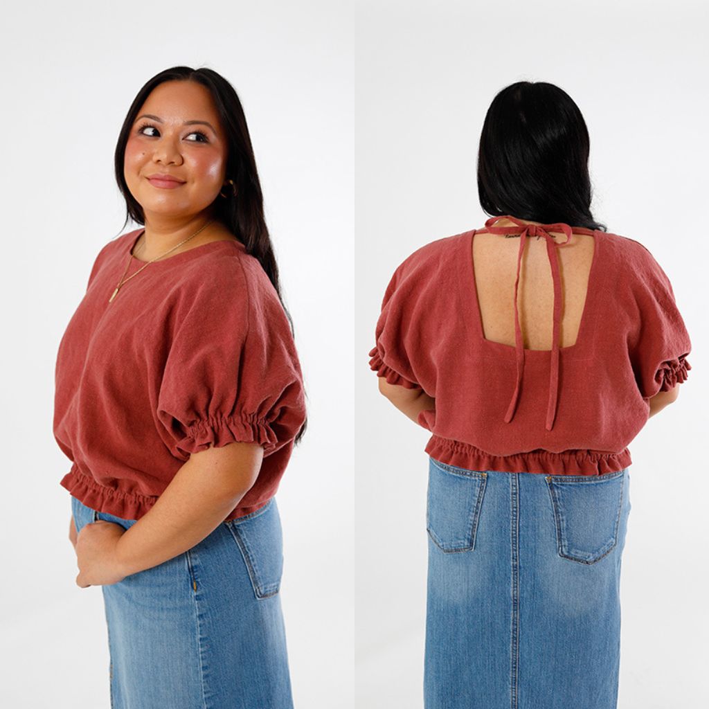 Chalk & Notch Patterns Aria Top – Style Maker Fabrics