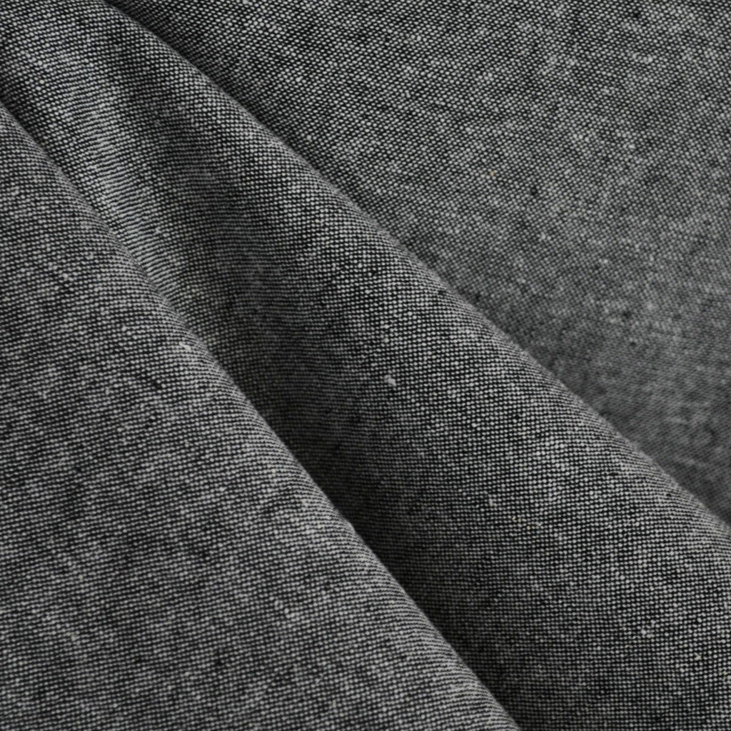 Essex Yarn Dyed Linen Blend Black – Style Maker Fabrics