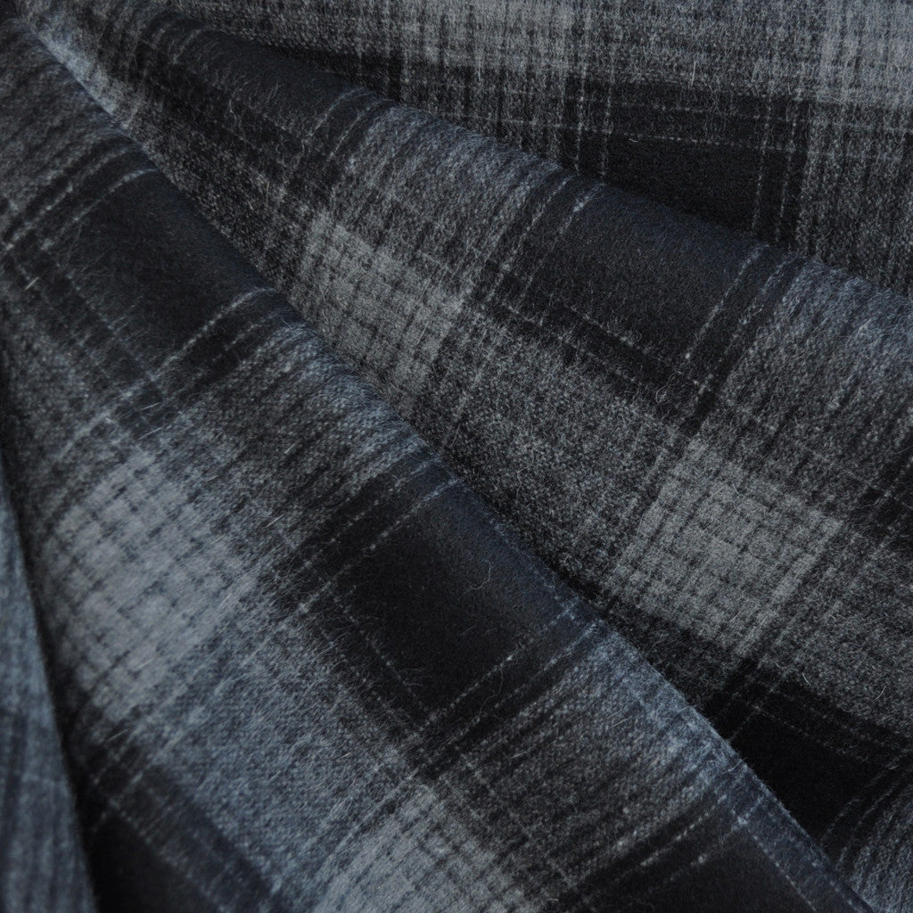 Wool Blend Plaid Black/Grey – Style Maker Fabrics