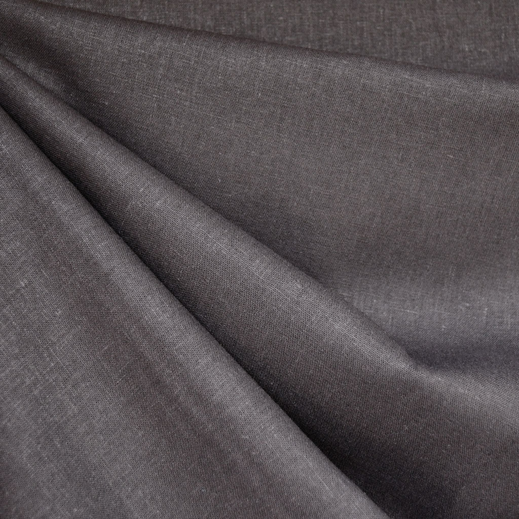 Brussels Washer Linen Blend Solid Charcoal—Preorder – Style Maker Fabrics