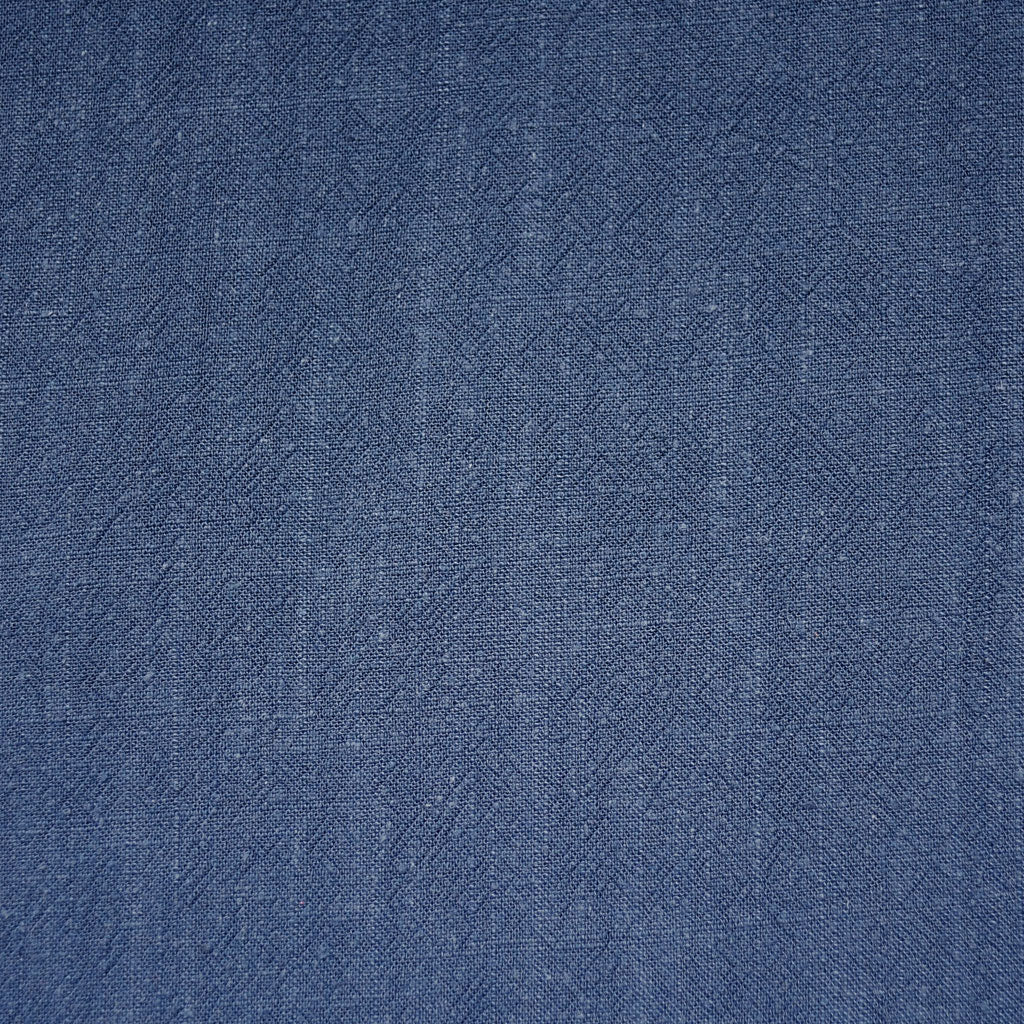 Slub Texture Linen Blend Solid Dark Denim – Style Maker Fabrics