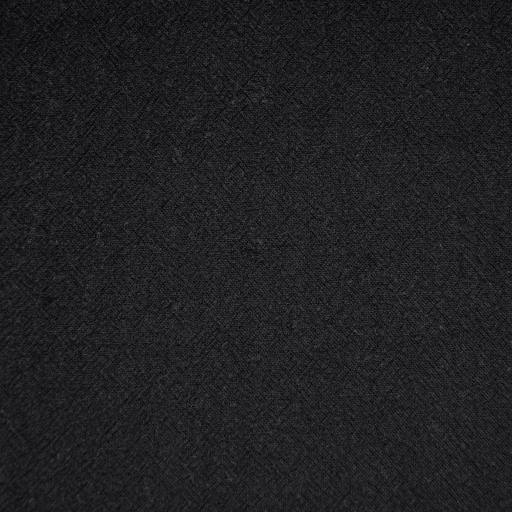 crinklecrinklecrinkle cotton beannagジレ黒 Crinkle Black - Linens By The Sea