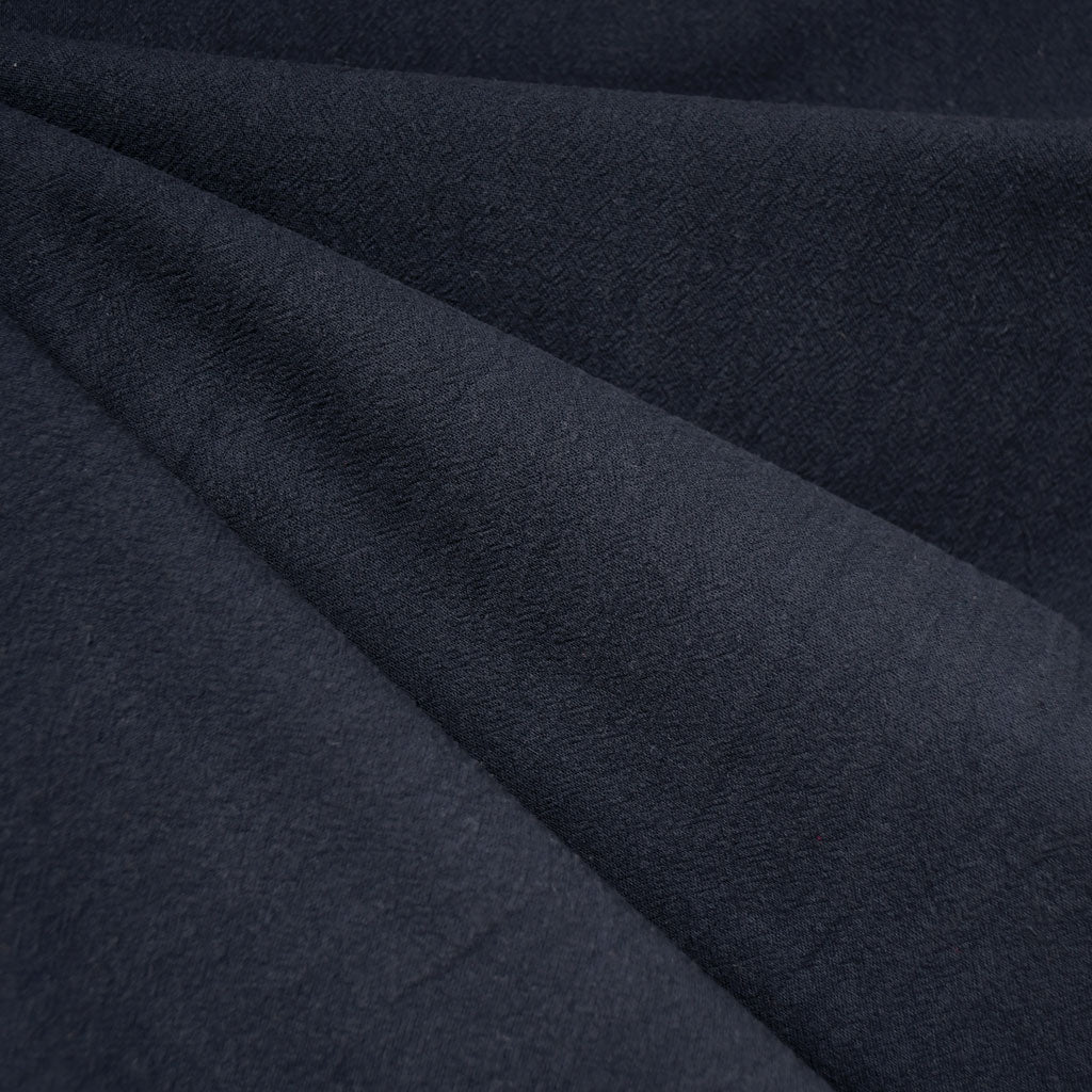 Washed Crinkle Cotton Solid Navy – Style Maker Fabrics