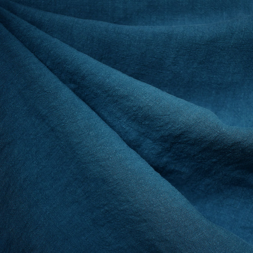 Soft Washed Linen Solid Teal – Style Maker Fabrics