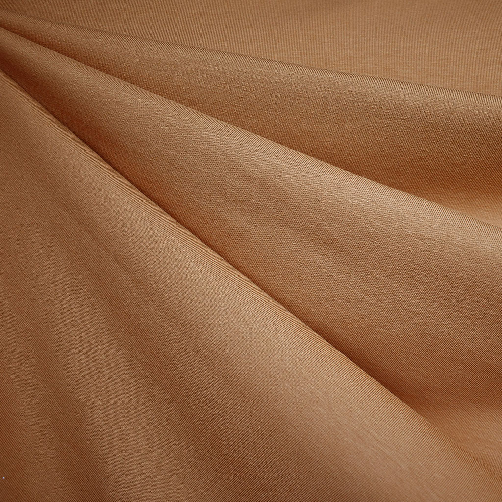 Mid Weight Cotton Jersey Knit Solid Camel – Style Maker Fabrics