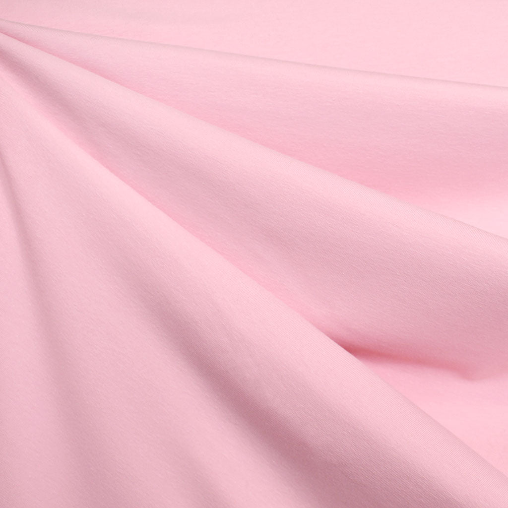 Mid Weight Cotton Jersey Knit Solid Blush – Style Maker Fabrics