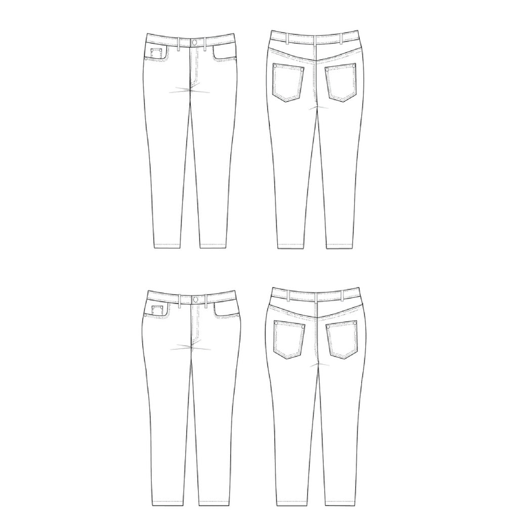 Cashmerette Sewing Patterns Ames Jeans – Style Maker Fabrics