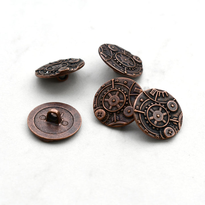 SteamPunk pirate rivet hot vintage buttons