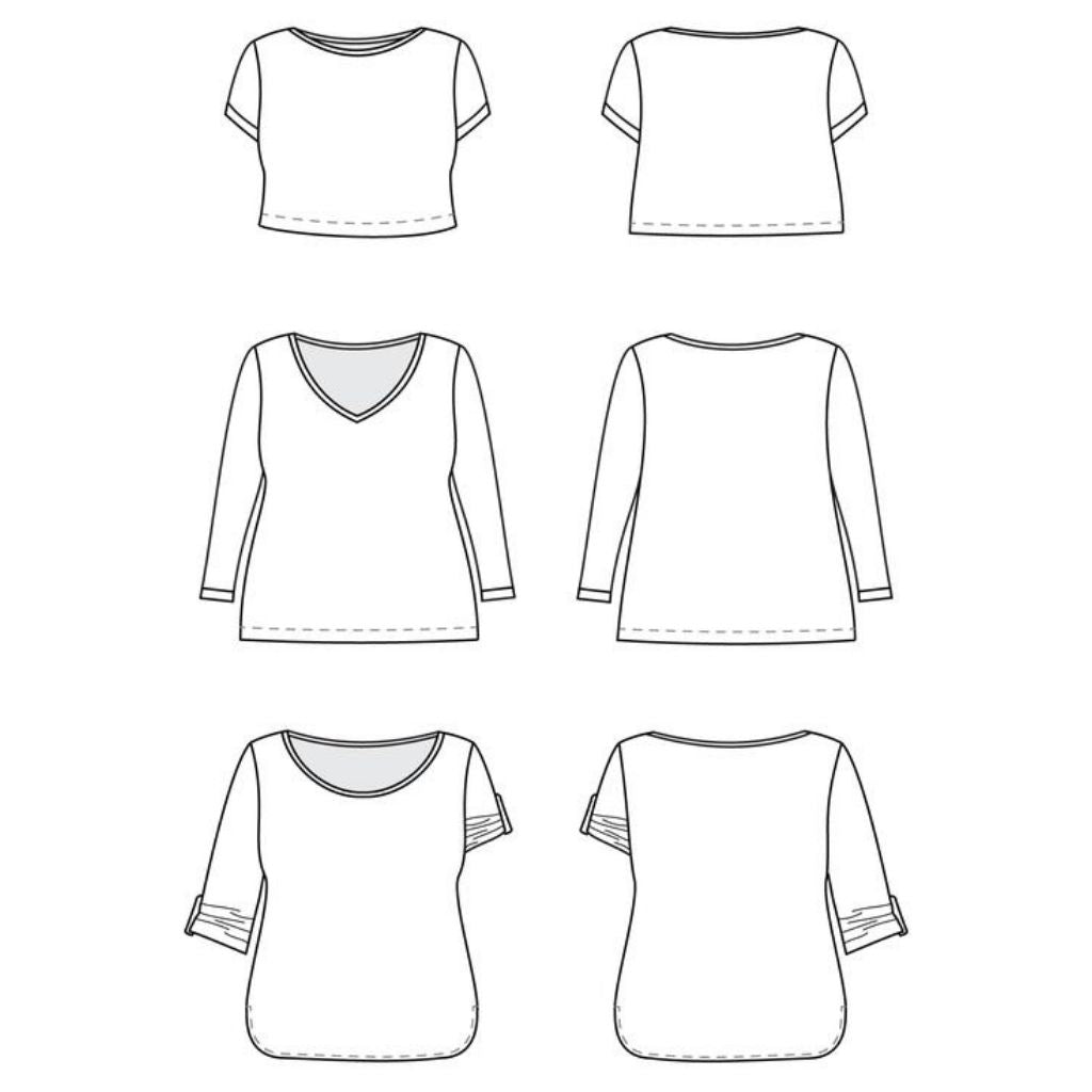Cashmerette Sewing Patterns Concord T-Shirt – Style Maker Fabrics