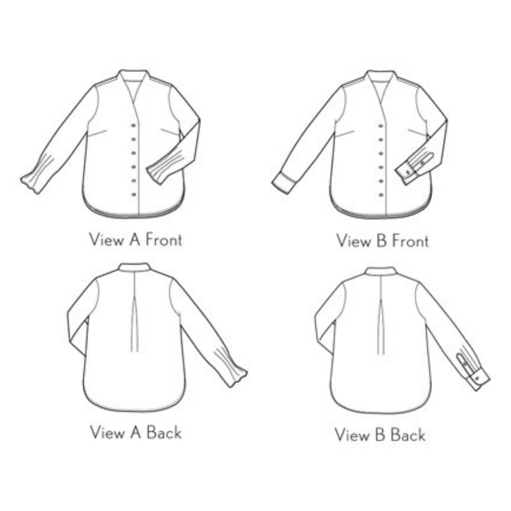 Liesl + Co. Fitzroy Blouse – Style Maker Fabrics