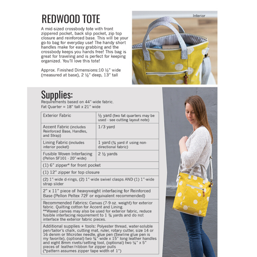 Indie Pocket Tote in Redwood Indie Pocket Tote in Redwood