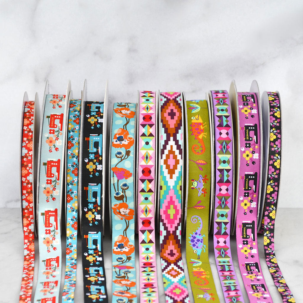 Designer Woven Jacquard Ribbons – Style Maker Fabrics