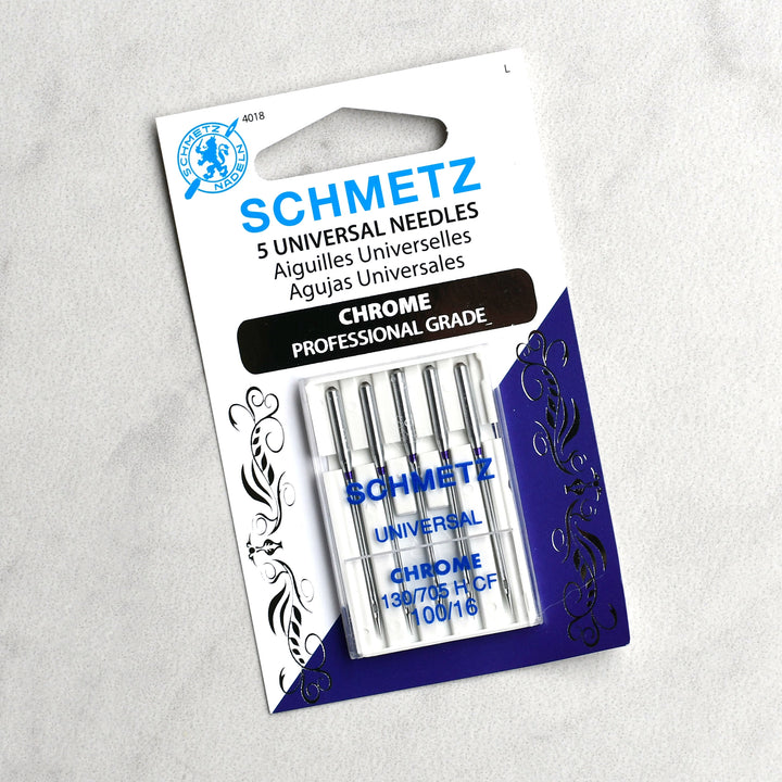 Schmetz Chrome Sewing Machine Needles – Style Maker Fabrics