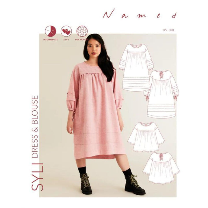 Named Syli Dress & Blouse – Style Maker Fabrics