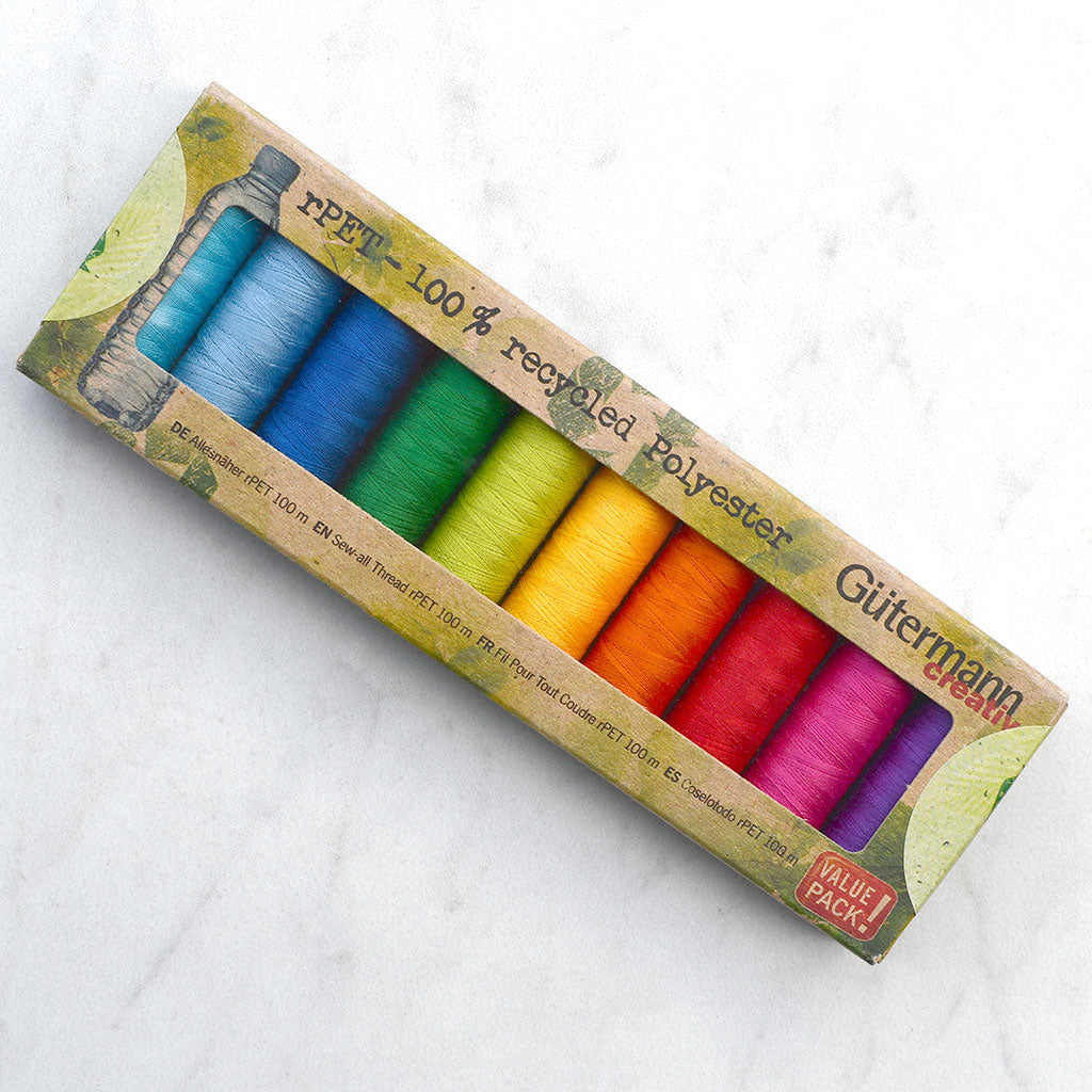 Gütermann Thread—Sew-all Recycled Polyester Thread Set – Style Maker ...