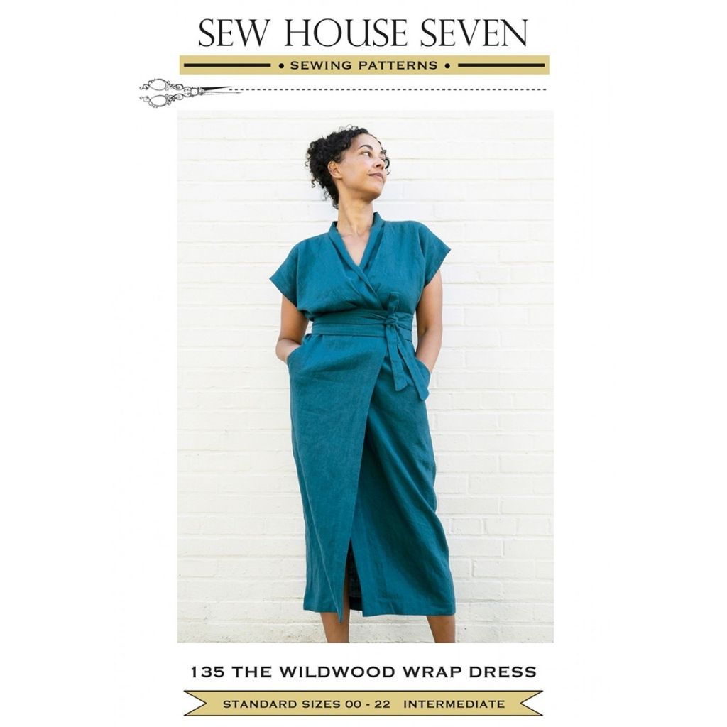 Sew House Seven Wildwood Wrap Dress Style Maker Fabrics Sew House Seven Wildwood Wrap Dress Style Maker Fabrics