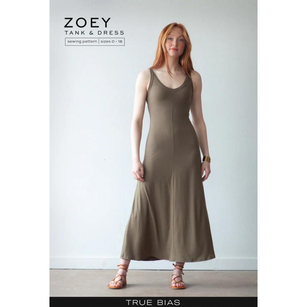 True Bias Patterns Zoey Tank & Dress – Style Maker Fabrics